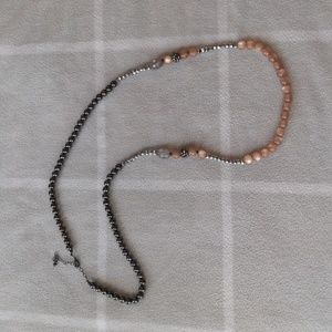 Long beaded necklace